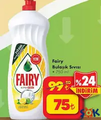 FAİRY SIVI BULAŞIK DETERJANI 750 ML FAİRY SIVI BULAŞIK DETERJANI 750 ML